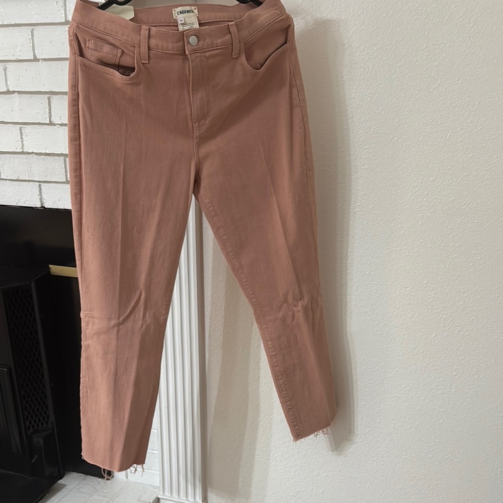 L'AGENCE Pink High Rise Jeans